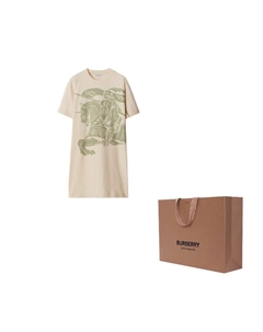 Logo Printed T Shirt, белый Burberry