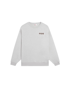 Свитшот унисекс вересково-серый Li-ning