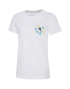 Футболка с рукавом дроп-шоулд женская белая Converse