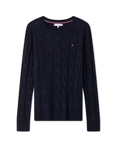 Женский свитер, синий Tommy hilfiger