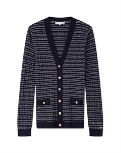 Свитер Women's Navy Blue White Stripes 04T Tommy hilfiger