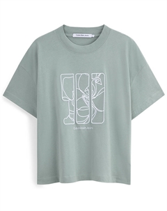 Футболка женская, серый Calvin klein