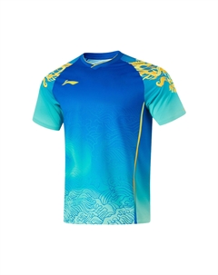Футболка для настольного тенниса Unisex, синий Li-ning