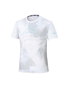 Теннисные топы унисекс, белый Mizuno