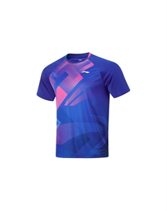 Футболка для настольного тенниса Unisex, синий Li-ning