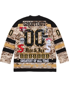 Футболка Fire & Ice, камуфляж Supreme