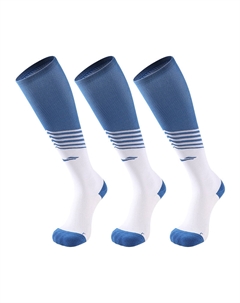 Футбольные носки Unisex, набор из 3 пар, синий Li-ning