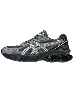 Gel Kinetic Fluent поддерживающие беговые кроссовки unisex серый черный серебро Asics