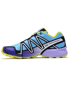 Speedcross 3 нескользящие износостойкие низкие кроссовки Outdoor Unisex Blue Purple Salomon