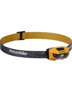 Фонарь налобный для бега и альпинизма ночью, размер 5,8*3,4*3,4 см, желтый Naturehike