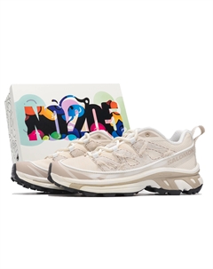 Кроссовки для бега XT 6 Unisex низкие дышащие устойчивые к истиранию, Apricot Salomon