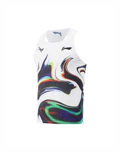 Майка для бедра Dragon Sparrow мужская стандартная white/dark navy/meadow green Li-ning