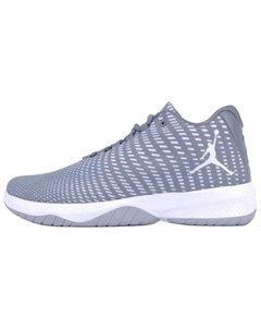 Мужские серые противоскользящие износостойкие баскетбольные кроссовки Mid-Top, серый Jordan