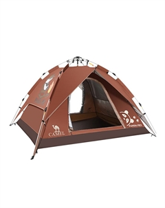 Палатка для кемпинга Однокомнатная уличная автоматическая палатка One room, коричневый Camel