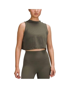 Топ Flow Y для женщин, зеленый Lululemon