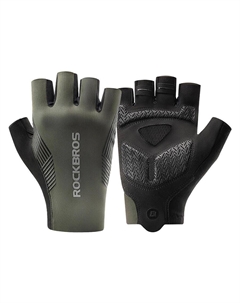 Велосипедные перчатки с короткими пальцами, весна/лето/осень - зелёные Rockbros