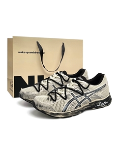 Gel Contend 4 дышащие и легкие низкие кроссовки для бега unisex черный коричневый Asics