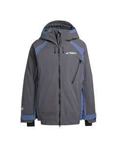 Лыжная куртка мужская темно-серый/soft ink blue Adidas