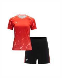 Женская волейбольная майка, красный Mizuno