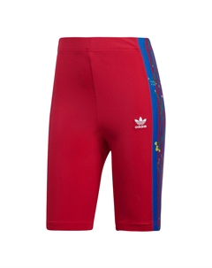 Женские велосипедные шорты Floral ROSE красные Adidas originals