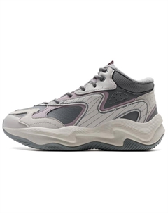 Непромокаемые термо низкие кроссовки Casual Running для женщин, серо-фиолетовые Xtep