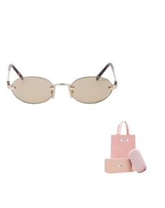 Солнцезащитные очки овальной формы Eyewear Oval Frame Miu miu