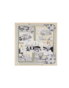 HERMES Шелковый шарф Unisex Multicolor Hermès