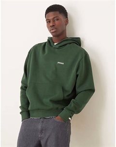 Худи с принтом зеленого цвета Asos design