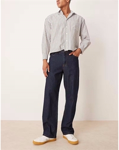 Мешковатые джинсы цвета индиго Asos design