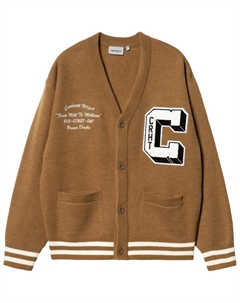 Кардиган на пуговицах Ducks, коричневый Carhartt wip