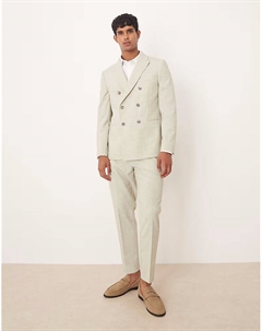 Зауженные брюки светло-зеленого цвета Asos design