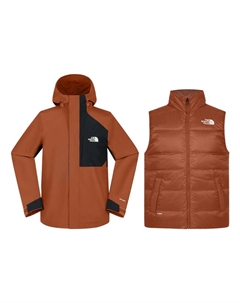 Ветровка мужская Dryvent водонепроницаемая и ветрозащитная для сохранения тепла, оранжевый The north face