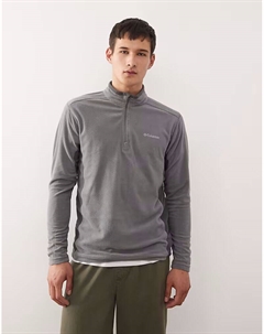 Флисовая кофта Klamath Range II с застежкой-молнией на половину длины, серого цвета Columbia