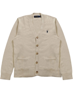 Кардиган с V-образным вырезом, бежевый Polo ralph lauren