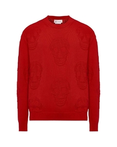 Свитер мужской красный Alexander mcqueen