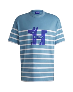 Футболка мужская светло-голубая Hugo boss