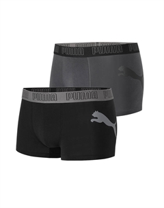 Боксеры мужские 2 шт Black/Dark Gray Puma