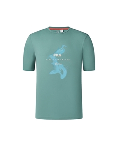 Футболка для велоспорта мужская Tempered Copper Green Fila