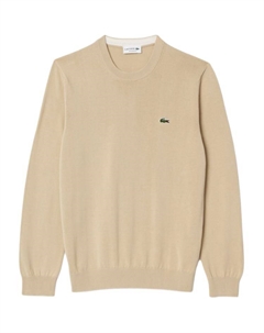 Трикотажный свитер мужской бежевый Lacoste