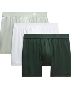 Мужские трусы 1 комплект 3 штуки, зеленый/синий Lululemon