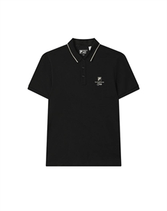 Heritage поло с короткими рукавами для мужчин, черный Fila