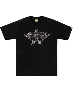 Футболка Bape 1st Camo Twin Sta Nyc, черный A bathing ape®