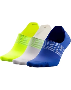 Носки мужские 3 пары, синий/зеленый/ярко-желтый Lululemon