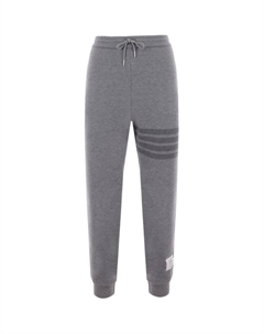 Джоггеры с четырьмя шлевками и кулиской, серый Thom browne