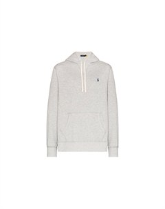 Флисовая толстовка с капюшоном Rl, серый Polo ralph lauren