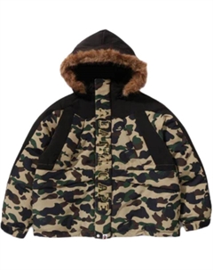 1st Camo серия FW25 пуховик мужской, желтый A bathing ape®