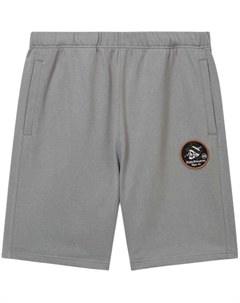 Шорты Cotton с нашивкой-логотипом, серый Alpha industries
