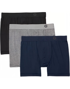 Мужские трусы 3 штуки, черный/мультиколор/синий Lululemon