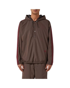 Толстовка-ветровка Adidas X Wales Bonner с капюшоном, темно-коричневый Adidas originals