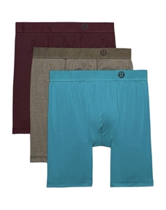 Боксеры Always In Motion длиной 7 дюймов, 3 штуки, мужские, коричневый/синий Lululemon